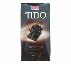 شیرین عسل شکلات تیدو نیمه تلخ 100 گرم